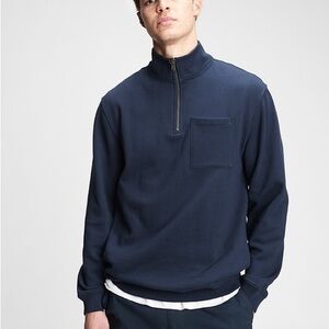 Gap Men's Navy Half-Zip Sweater